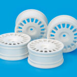 田宫 54851 中窄拉力碟轮（24mm 宽，偏移0）（白色/4pcs.）
