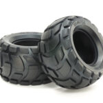 田宫 54866 RC ROUND BLOCK RR BUBBLE TIRES Soft/2Pcs