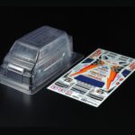 田宫 54927 1/24 RC 便当盒迷你透明车身零件套装