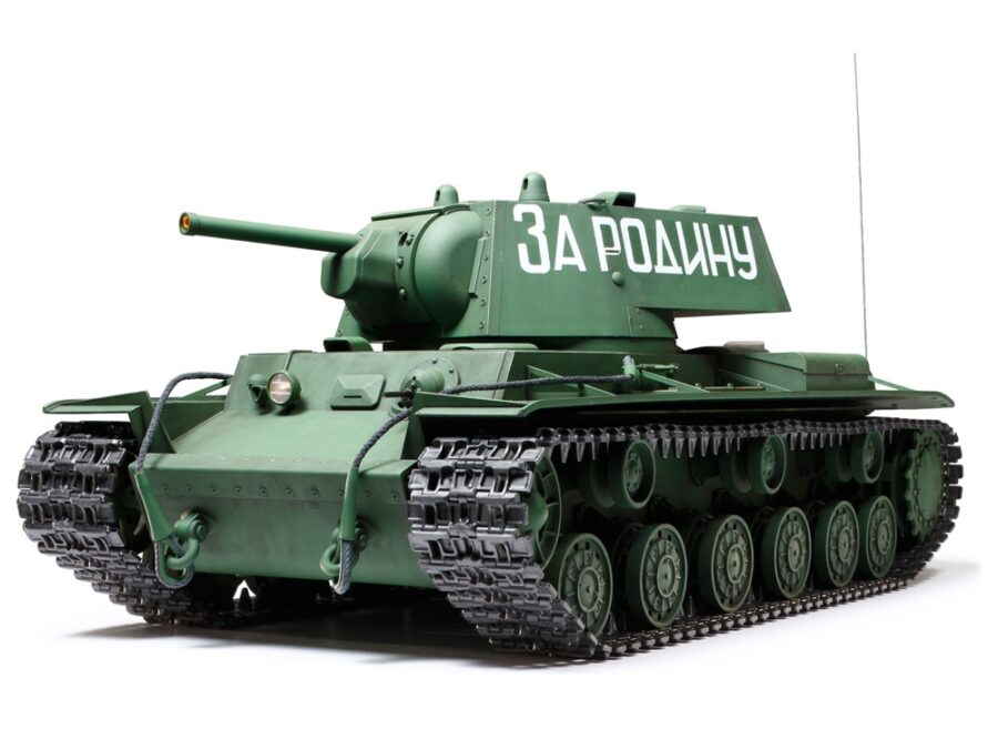 田宫 56028 1/16 RC遥控坦克 苏联 KV-1重坦克 全配置套装 - 图片 2