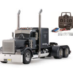田宫 56356 1/14 RC遥控拖挂车 Grand Hauler 牵引车（消光黑版）