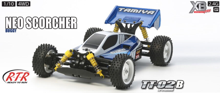 田宫 57867 1/10 RC遥控车 XB完成品 新燃烧者 Neo Scorcher (TT-02B底盘) - 图片 2