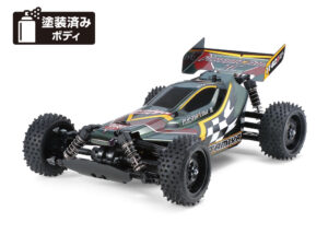 田宫 57988 1/10 RC遥控车 X-SA半完成品 初学者套件 TT-02B底盘 (带等离子刃峰II Plasma Edge II 幻彩紫/绿色 车壳)