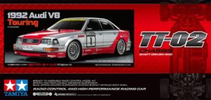 田宫 58699 1/10 RC遥控车 1992 奥迪V8 房车赛制式 (TT-02底盘) - 图片 2