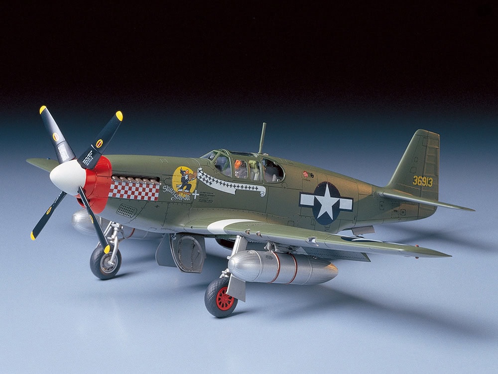 61042_1 田宫 61042 1/48 北美 P-51B 野马式战斗机 - 图片 1