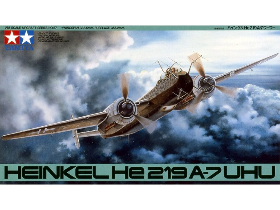 田宫 61057 1/48 亨克尔 He 219 夜枭战斗机 A-7型 - 图片 2