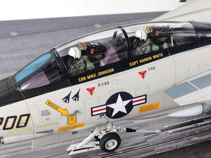 田宫 61122 1/48 格鲁门 F-14A 雄猫式战斗机 (后期生产型) 离舰出击套装 - 图片 18