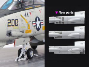 田宫 61122 1/48 格鲁门 F-14A 雄猫式战斗机 (后期生产型) 离舰出击套装 - 图片 30