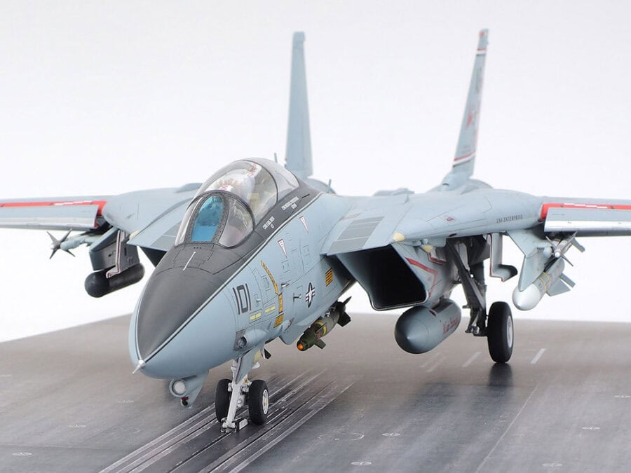 田宫 61122 1/48 格鲁门 F-14A 雄猫式战斗机 (后期生产型) 离舰出击套装 - 图片 8