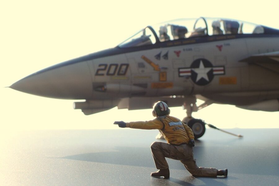 田宫 61122 1/48 格鲁门 F-14A 雄猫式战斗机 (后期生产型) 离舰出击套装 - 图片 11