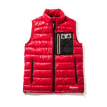 田宫 X JUN WATANABE LOGO DOWN GILET (Red) 67395(S) 67396(M) 67397(L) 67398(XL)