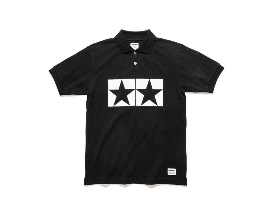 田宫 67454-67472 JUN WATANABE 田宫双星标志POLO恤 (胭脂红/蓝/白/黑) (XS~XL) - 图片 3