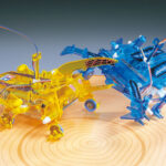 田宫 71120 2-channel Remote Control Insect Dueling Set (Rhinoceros Beetle VS Stag Beetle)