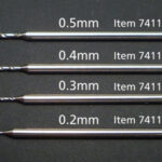 田宫 74115 细枢轴钻头0.4mm 柄1mm