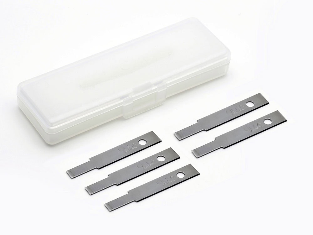 74159_1 田宫 74159 Modeler's Knife Pro 替换刀片(窄凿,5 件) - 图片 1