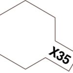 田宫 81535 Tamiya Color 水性油漆 X-35 半光泽 透明