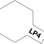 田宫 82104 Tamiya Color 油性(硝基)油漆 LP-4 白色 (消光)-Capacity: 10 ml