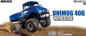 田宫 84320 RC 乌尼莫克 406 Wheelie Blue - CW01 系列 U900 - 图片 2