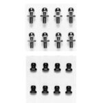 田宫 84397 RC 5mm 铝制连接器/螺母8pcs (黑色)