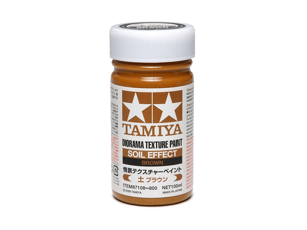 87108_1 田宫 87108 场景造型颜料 (泥土 啡色) (100ml) - 图片 1