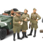 田宫 89767 1/48 俄罗斯野战车GAZ-67B 带军官模型