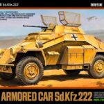田宫 89777 1/48 Kfz222装甲侦察车