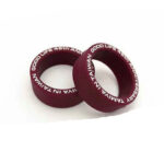 田宫 92401 Low Friction Low Profile Tire (Maroon, 2pcs.) GOOD LIFE 45th Anniversary