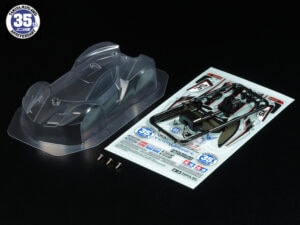 田宫 95101 1/32 迷你四驱车 迷你四驱车 35th Anniversary Festa Jaune L Clear Body Set