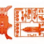 田宫 95320 1/32 迷你四驱车 Product MA 荧光色底盘组 (橙色)