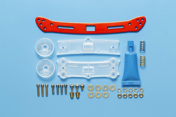 95364 田宫 95364 1/32 迷你四驱车 Wide Rear Sliding Damper 2 (红色) - 图片 1