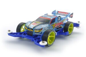 田宫 95398 1/32 迷你四驱车 黑夜狂怒Jr. Nitrage Jr. 透明蓝特别版 (MA 底盘) - 图片 3