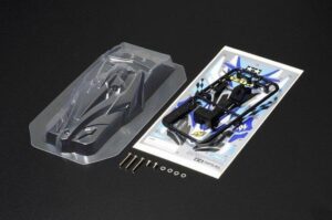 田宫 95445 1/32 迷你四驱车 Avante Mk.III Azure Clear Body Set - 图片 2