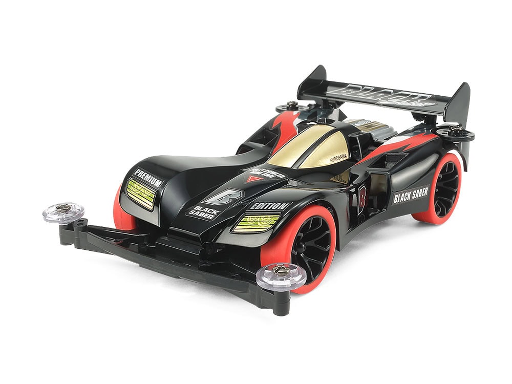 95451_1 田宫 95451 1/32 迷你四驱车 黑色战神 Black Saber Premium (Super-II 底盘) - 图片 1