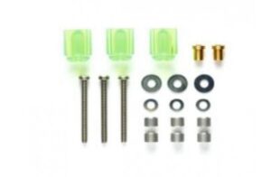 田宫 95440 1/32 迷你四驱车 Hi-Mount Tube Stabilizer Set (Clear Green) - 图片 2