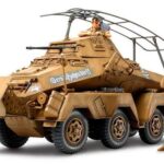 田宫 35297 1/35 德国 8轮重型装甲车 Sd.Kfz.232 '非洲师团'