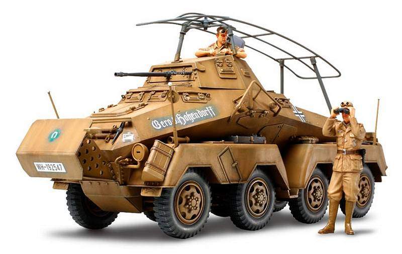 TA_35297 田宫 35297 1/35 德国 8轮重型装甲车 Sd.Kfz.232 '非洲师团' - 图片 1