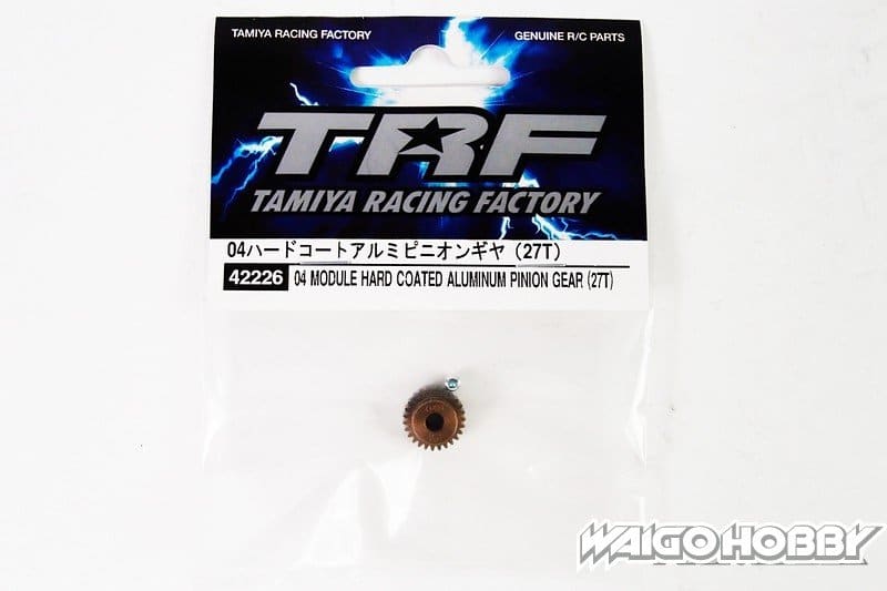 TA_42226_a 田宫 42226 TRF 04齿距马达齿轮 (27T) 硬涂层铝 - 图片 1