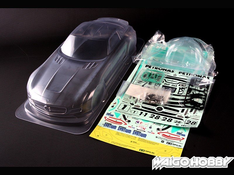 TA_51519_1 田宫 51519 1/10 RC遥控车 梅赛德斯-奔驰 SLS AMG GT3 Petronas Syntium 车壳套装 - 图片 1