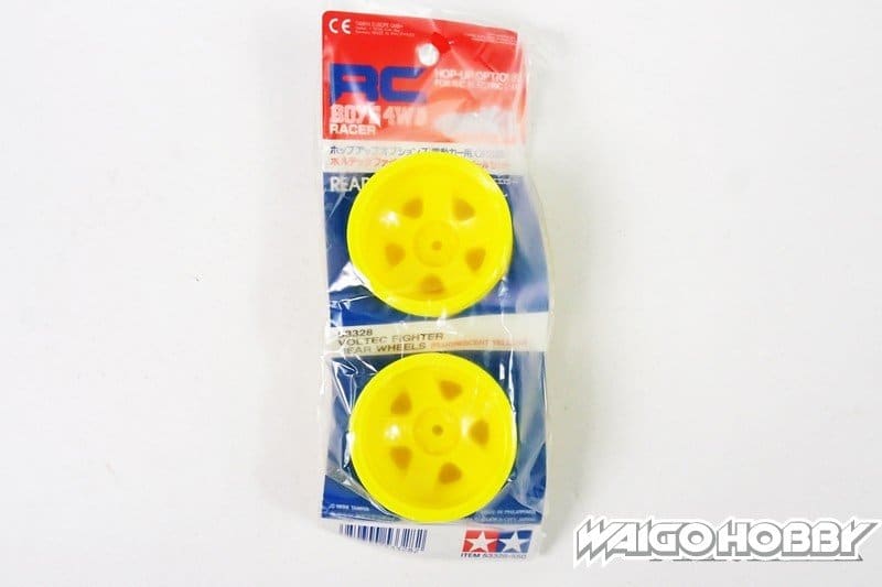 TA_53328_a 田宫 53328 RC Voltec Fighter 后轮(荧光黄) - 图片 1