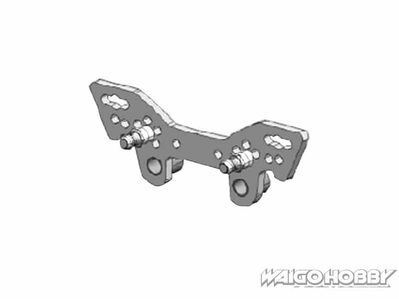 TA_54640 田宫 54640 RC 碳纤维后阻尼器支撑 1/10 TT-02 底盘 - 图片 1