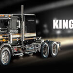 田宫 56336 1/14 RC遥控拖挂车 Knight Hauler 牵引车 (黑色版)