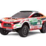田宫 58421 1/10 RC遥控车 雷普索尔车队 三菱 Ralliart 蓝瑟赛车