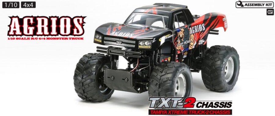 田宫 58549 1/10 RC遥控车 4x4 怪物卡车 阿格里俄斯 Agrios (TXT-2底盘) - 图片 2