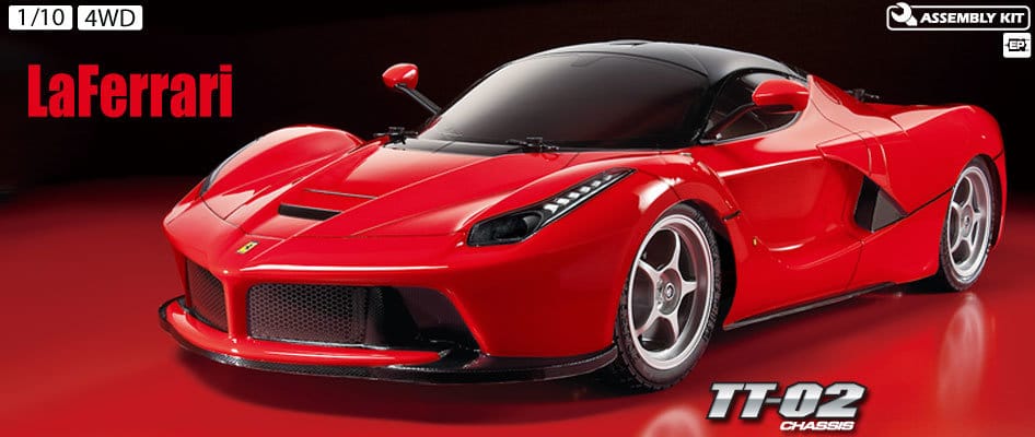 Tamiya 58582 1/10 LaFerrari TT-02 Kit - 田宮模型香港旗艦店