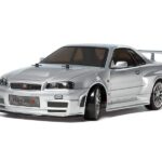 田宫 58605 1/10 RC遥控车 日产Nismo R34 GT-R Z-tune (TT-02D底盘) 飘移规格