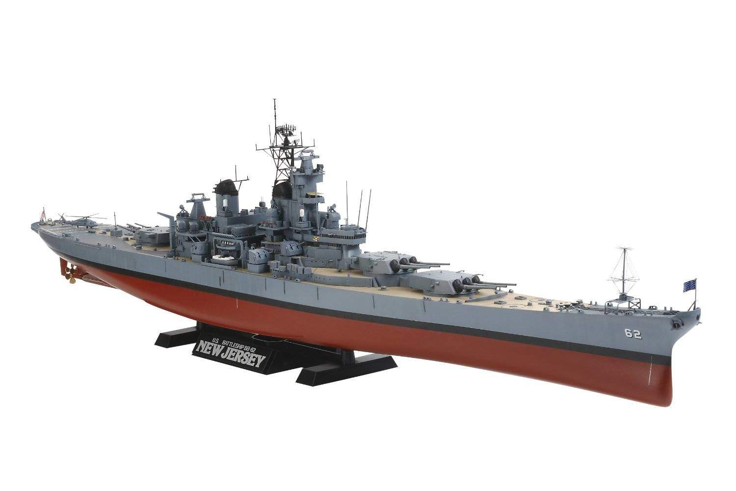 TA_78028 田宫 78028 1/350 美国 战列舰 BB-62 新泽西号 - 图片 1