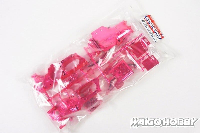 TA_84172_a 田宫 84172 RC M-05 红色电镀车架组 - 图片 1