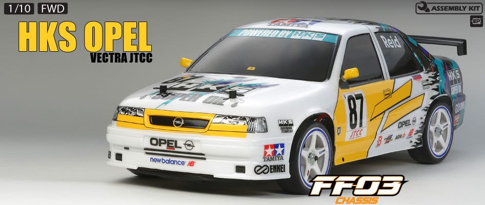 TA_84228 田宫 84228 RC HKS Opel Vectra JTCC - FF-03 - 图片 1