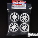 田宫 84241 RC 24mm 中窄 10 辐轮毂 白色/镀铬轮辋 (+0)