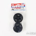 田宫 84271 RC 黑色 5 辐车轮 2 件（26 毫米宽，偏移 0）